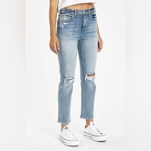 DAZE Denim Daily Driver Skinny Straight in Obsessed Medium Wash Size 27